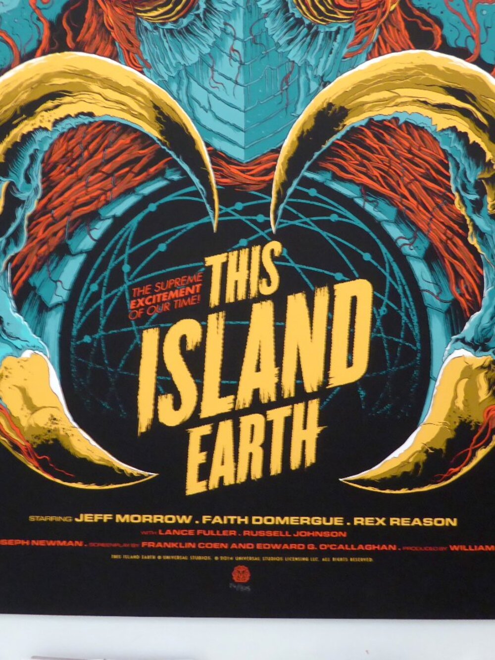 NEW LE #26/325 THIS ISLAND EARTH SIGNED MONDO ART PRINT 24” x 36” POSTER - Picture 4 of 7
